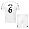 Maglia ufficiale Real Madrid Nacho 6 Casa 2024-25 per Bambino